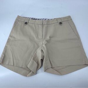 Brooks Brothers Tan Flat Front Tailored Shorts